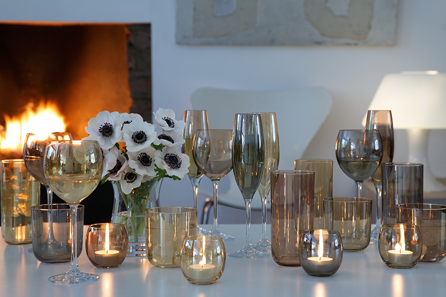 G570-06-294 Набор из 4 подсвечников для чайных свечей polka пастель LSA International  - Вид №8