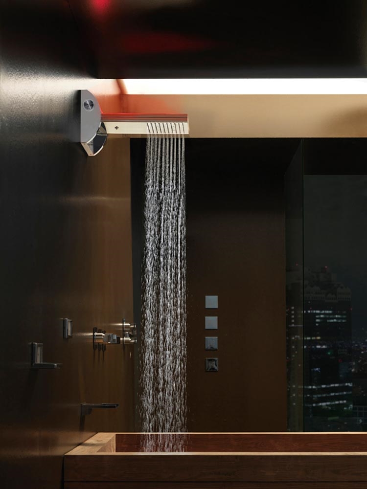 I01555 Потолочный & настенный душ Aquavolo MUSIC - CROMOTHERAPY BOSSINI  - Вид №10