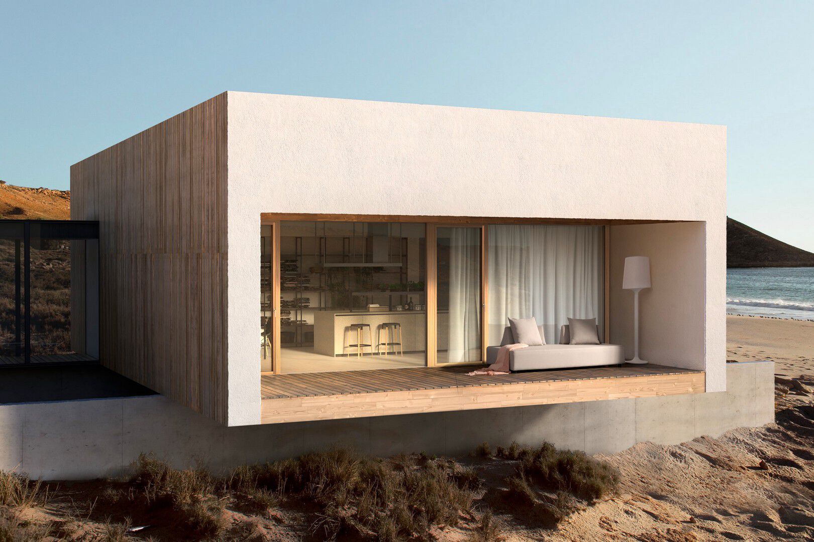 Угловой садовый диван из ткани BIZZOTTO Piper ARCH-00131947 - Вид №2