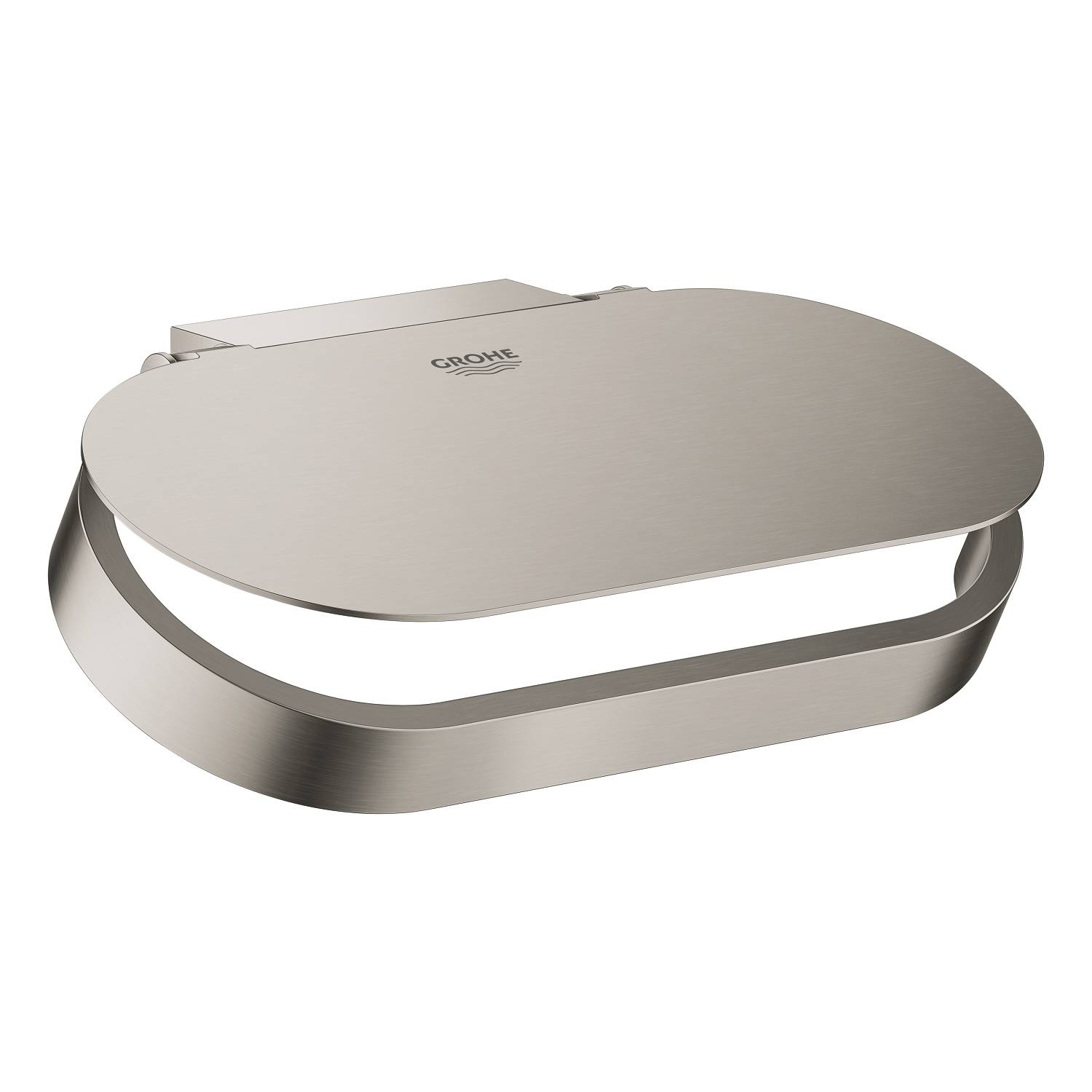 Держатель для туалетной бумаги GROHE Selection, с крышкой, темный графит матовый (41069AL0)