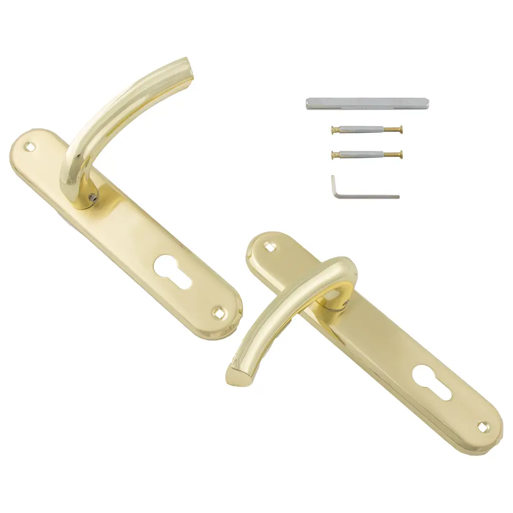 Ручки на планке без механизма Apecs HP-85.0926-AL-GM/G, цвет алюминий/матовое золото STLM-2204567 - Вид №1