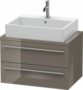 XL540608989 Тумбочка для компактной консоли X-Large #XL5406 700 x 478 мм Фланелево-серый глянцевый лак