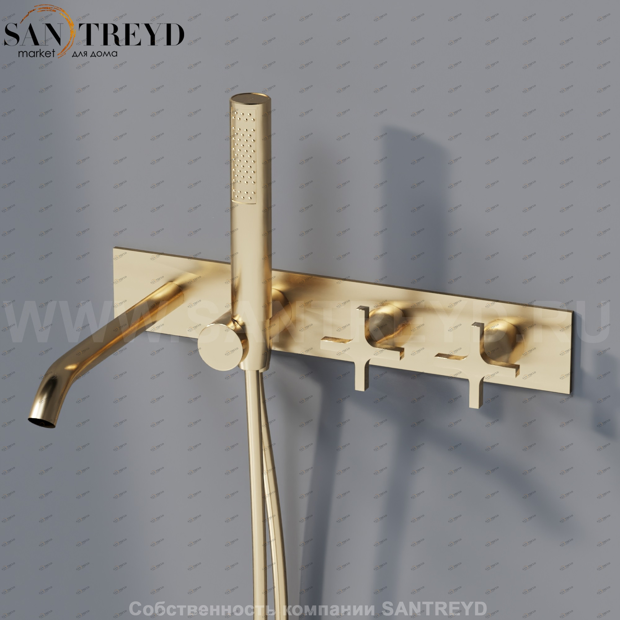 Agape MEMORY Встроенный термостат для ванны бронзовый матовый AMEM343NR