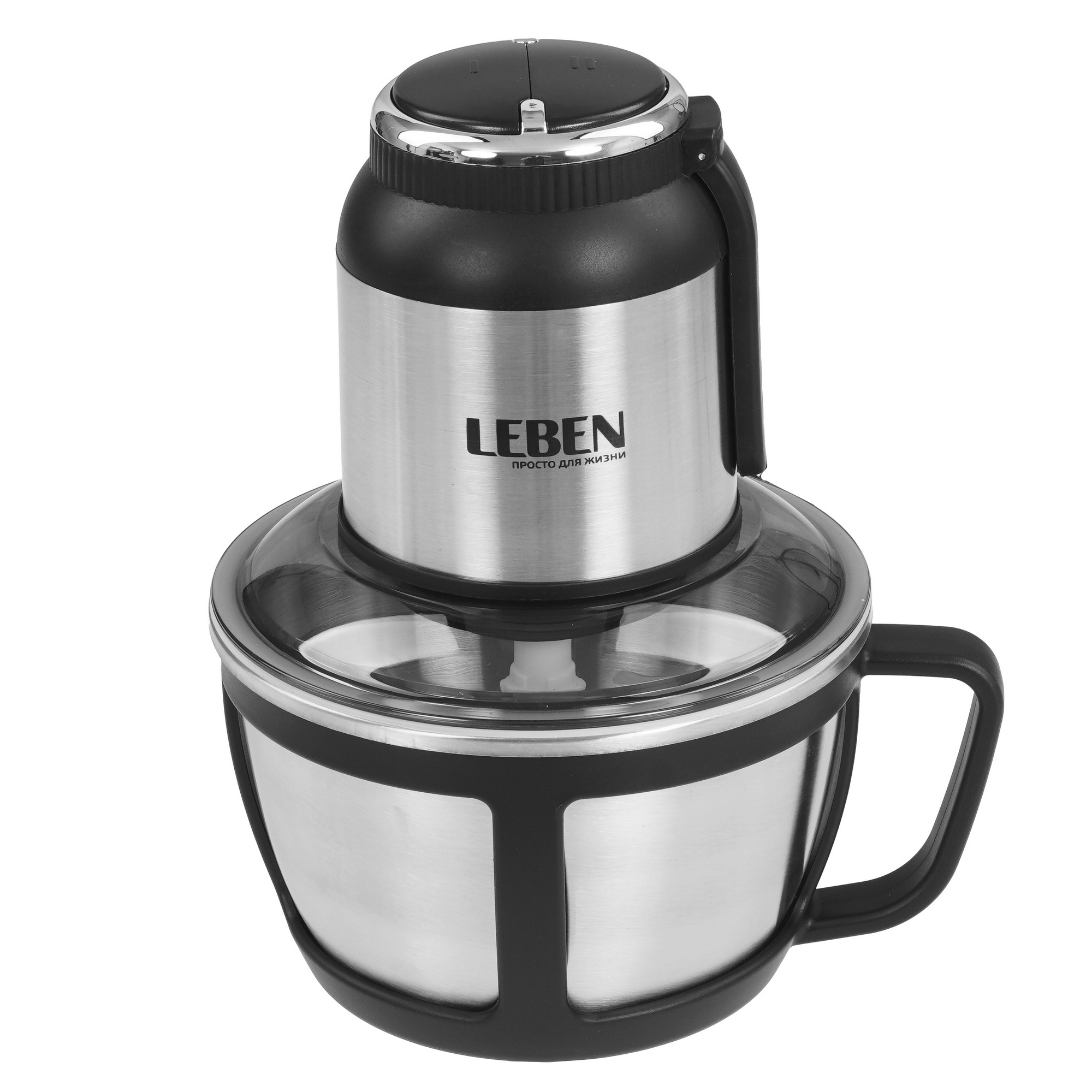 9237240 Измельчитель  LEBEN 269-051 серебристый STDN-0000106