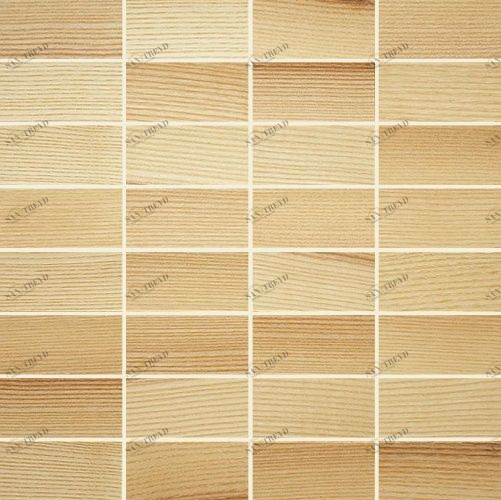 Мозаика и 3D панели из дерева Da Vinci Мозаика 8x4 Select 004 Ясень Селект (Гладкая) 288х288 мм 1301100004