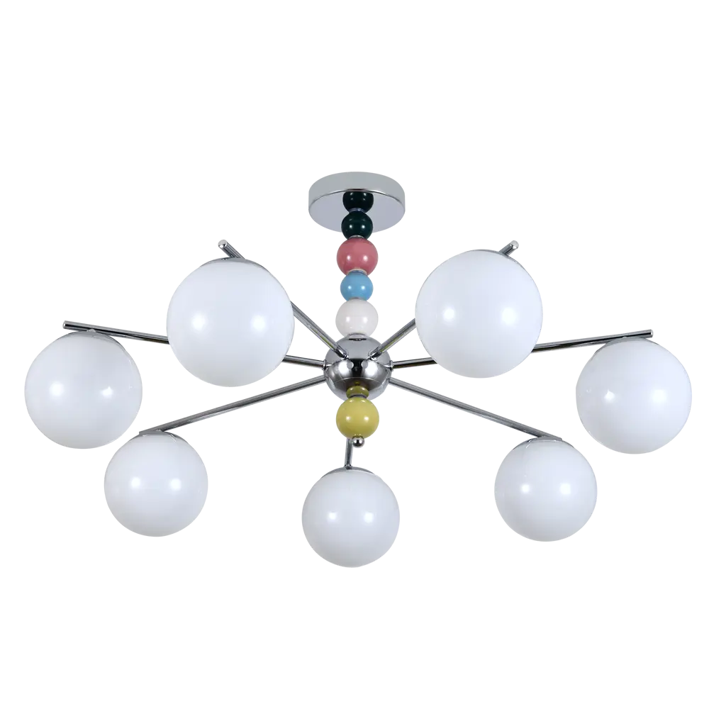 Люстра подвесная Opulence 7 ламп 14 м² цвет хром Escada STLM-2027798 - Вид №1