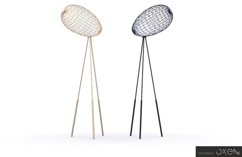 NEXO LUCE Светодиодный торшер из стали Oxen floor lamp 7007e2 - Вид №3