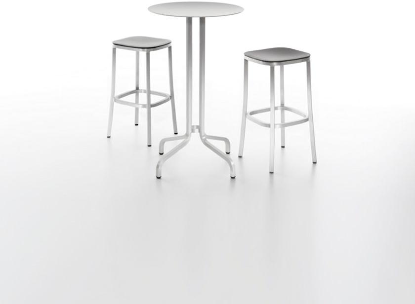 Emeco Табурет высокий полипропиленовый с подставкой для ног 1 inch sun-id-1433544 - Вид №4