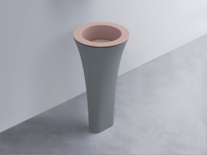 AMLA45-CP+AMPILT-AV+AMCOLT-BR Раковина Amedeo Tondo отдельностоящая cielo Enjoy + Amedeo