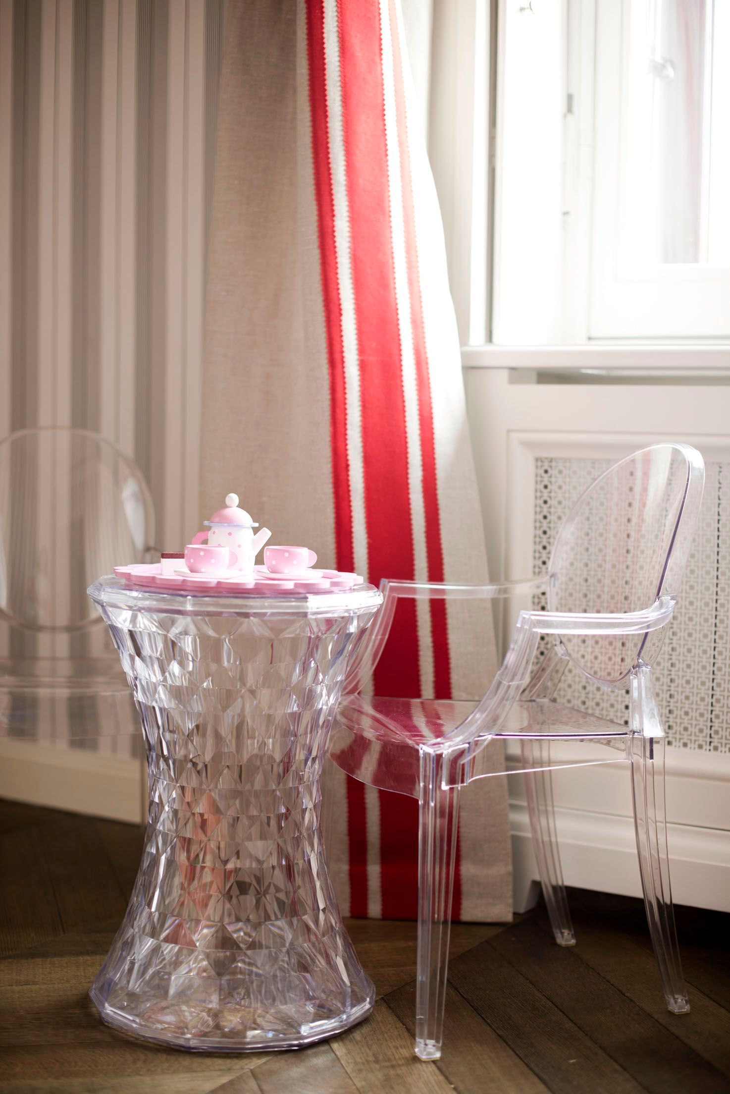 Детский стул из поликарбоната с подлокотниками Kartell Ghost ARCH-00122525 - Вид №3