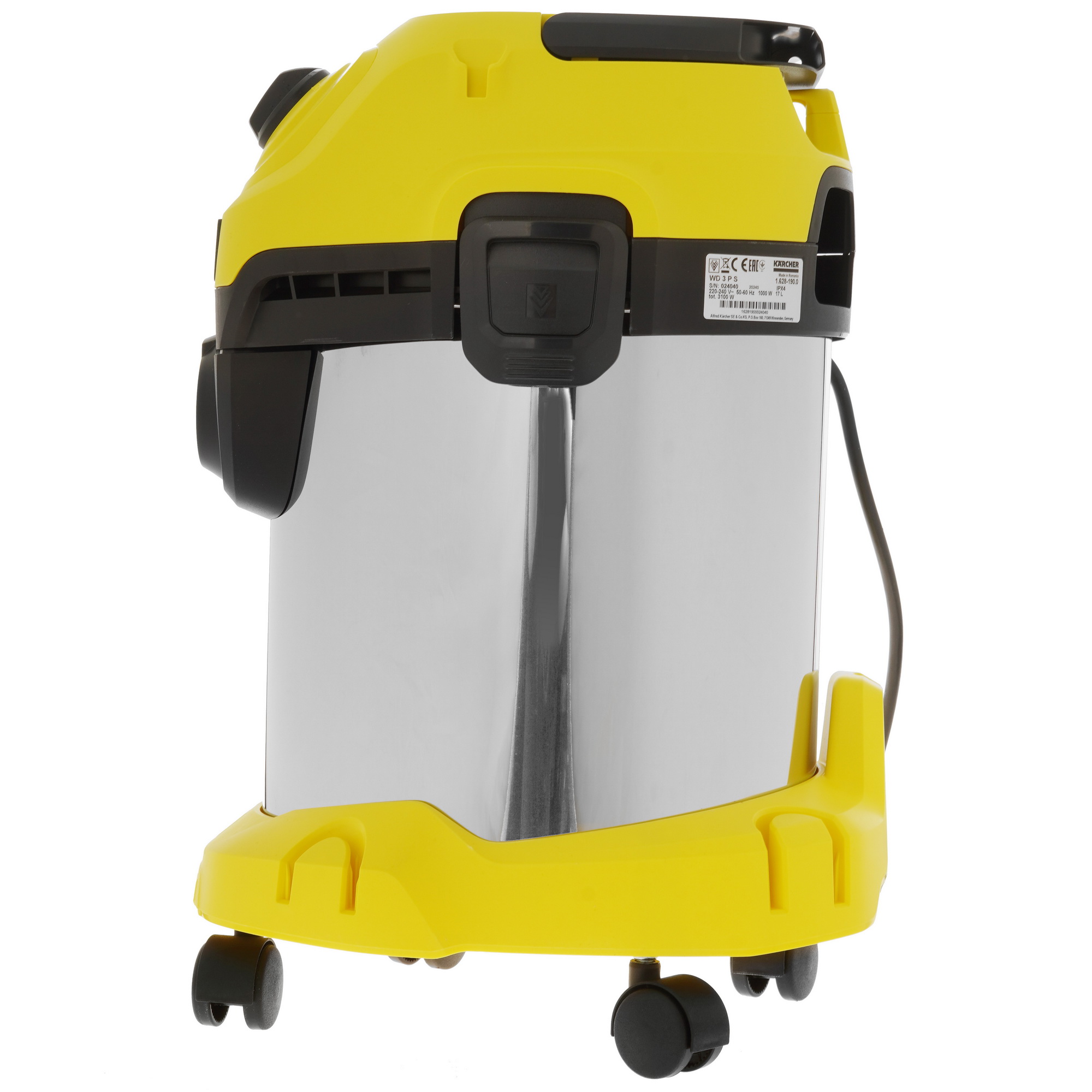 Хозяйственный пылесос  Karcher WD 3 PS V-17/4/20 5370594 STDN-0053564 - Вид №3