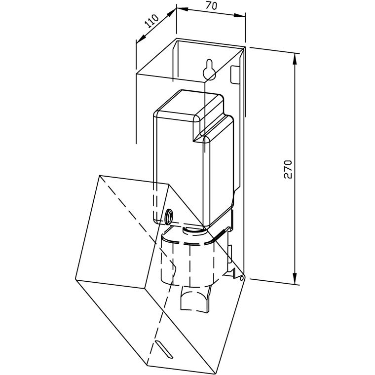 727301 Дозатор жидкого мыла WP101 WAGNER_EWAR A-LINE Wagner Ewar  - Вид №1