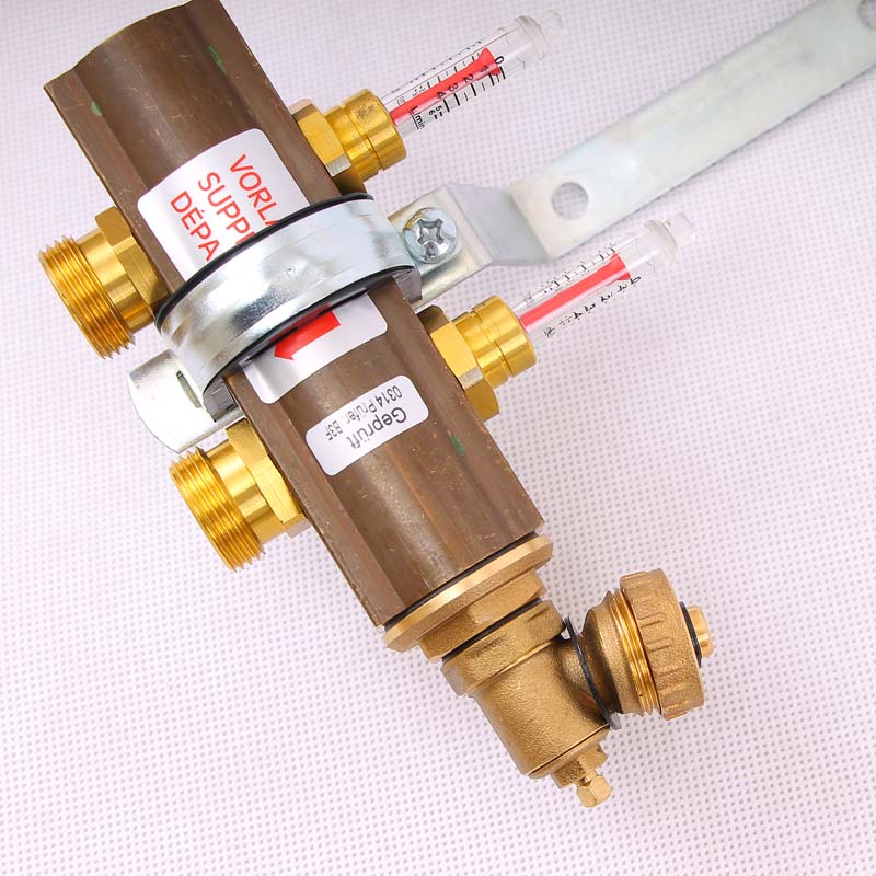 Коллекторная группа HKV/T с термостатическими вентилями и расходомерами WATTS Ind 1"x3/4"ЕК 2 выхода 10004194 - Вид №4