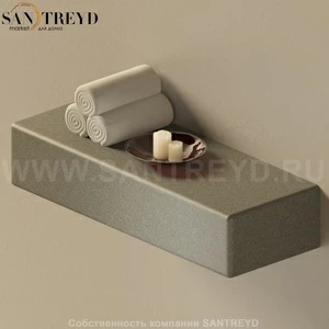 Flaminia BRICK Полка серая 5090.7037