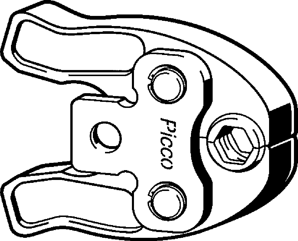 485 528 Модель 2484.9 Трубопроводные системы  Системные пресс-инструменты  Системные пресс-клещи Picco  Металлические пресс-системы Santreyd  - Вид №1