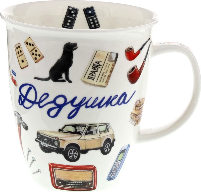 10625365 Dunoon Кружка Dunoon "Дедушка.Невис" 480мл Фарфор костяной 