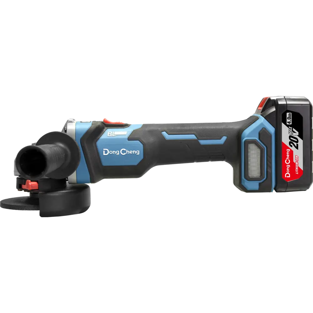 УШМ аккумуляторная Dongcheng DCSM04-125, 20 В Li-ion 2x4 Ач, 125 мм STLM-2140966 - Вид №1