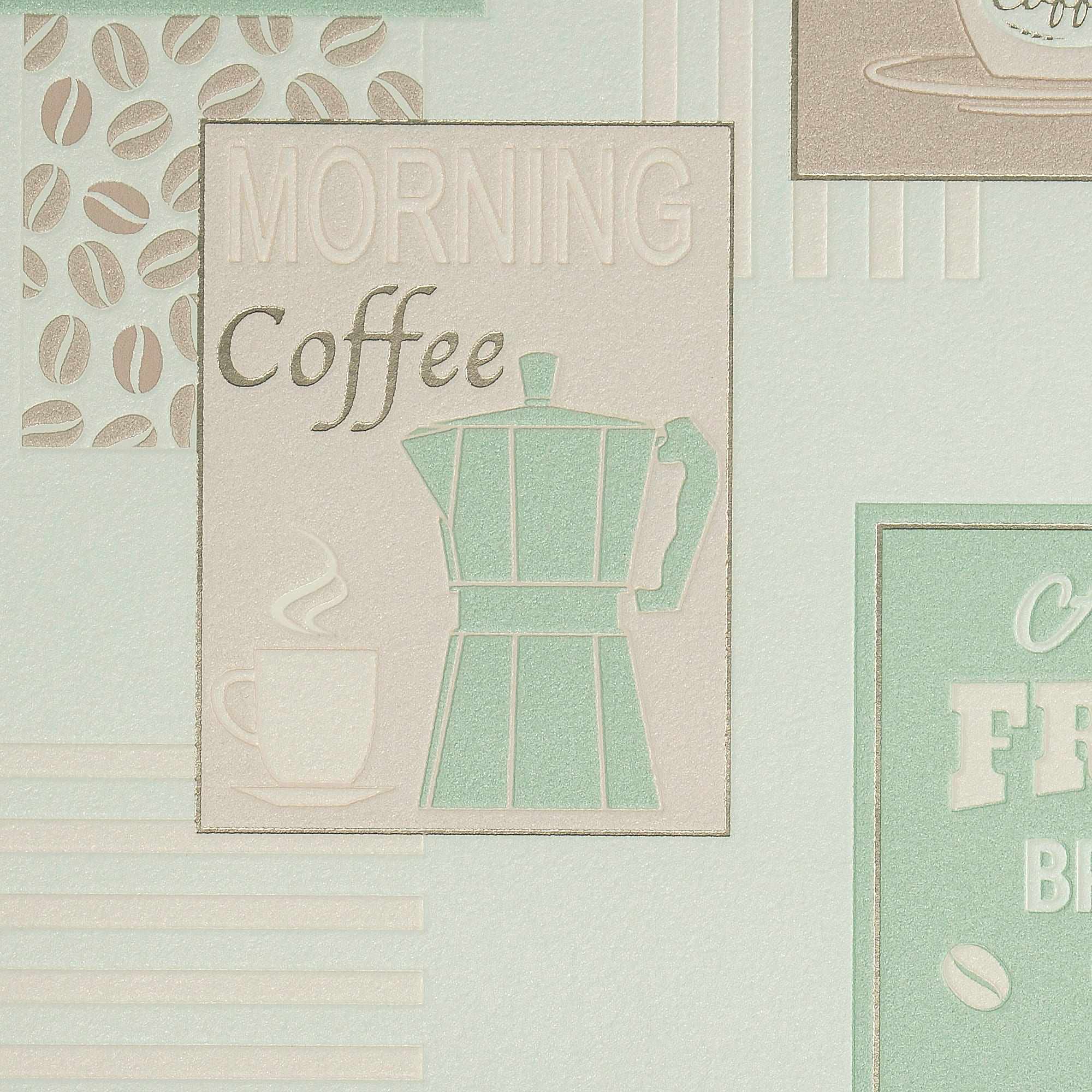 82938371 Обои виниловые зелёные 0.53 м 355 11 Мокко Santreyd  - Вид №1