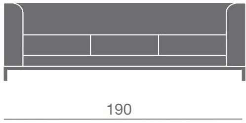 Kastel 3-х местный кожаный диван Klasse sun-id-1448717 - Вид №4