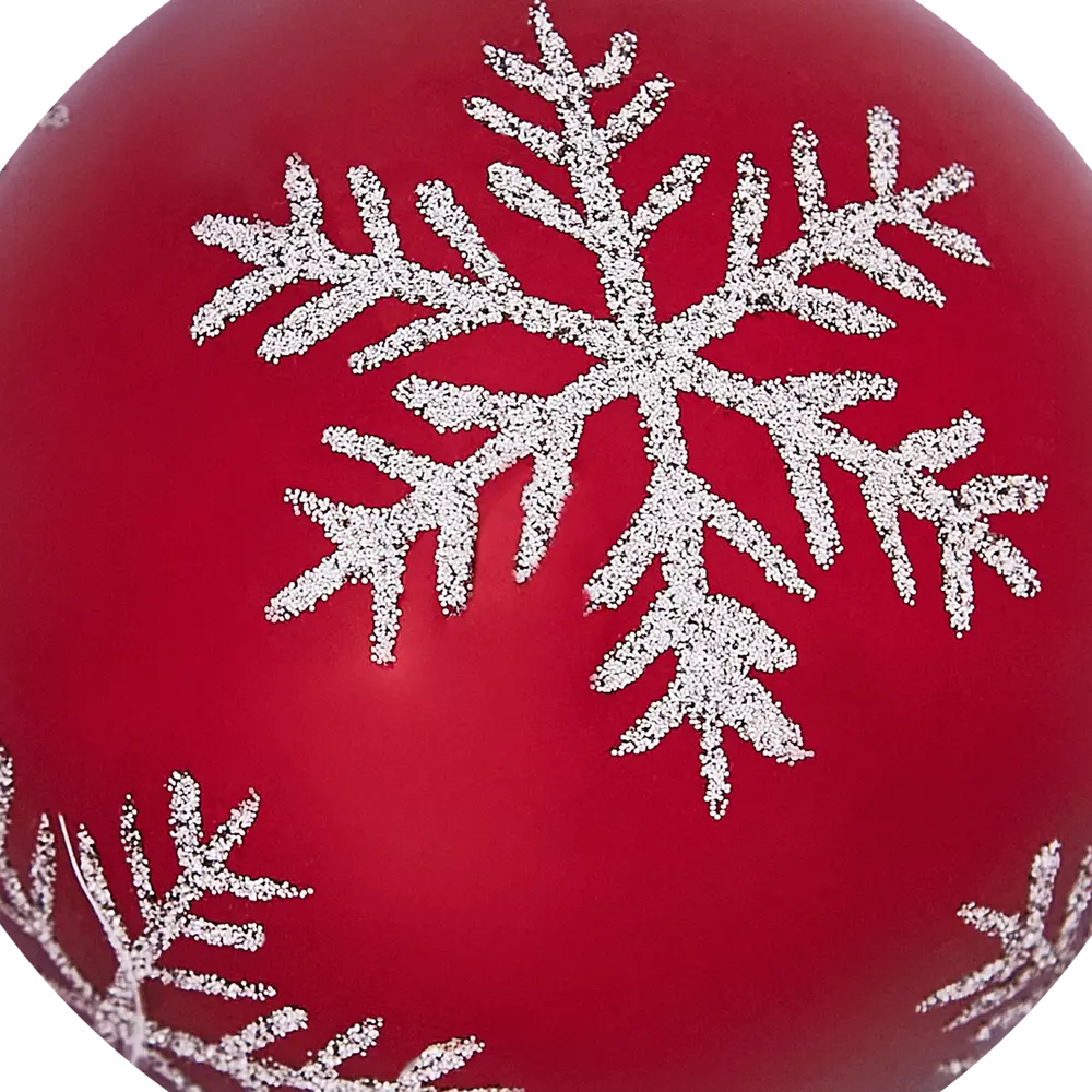 87036427 Елочное украшение Шар с узором Christmas ø7.8 см цвет розовый STLM-1490002 Santreyd  - Вид №2