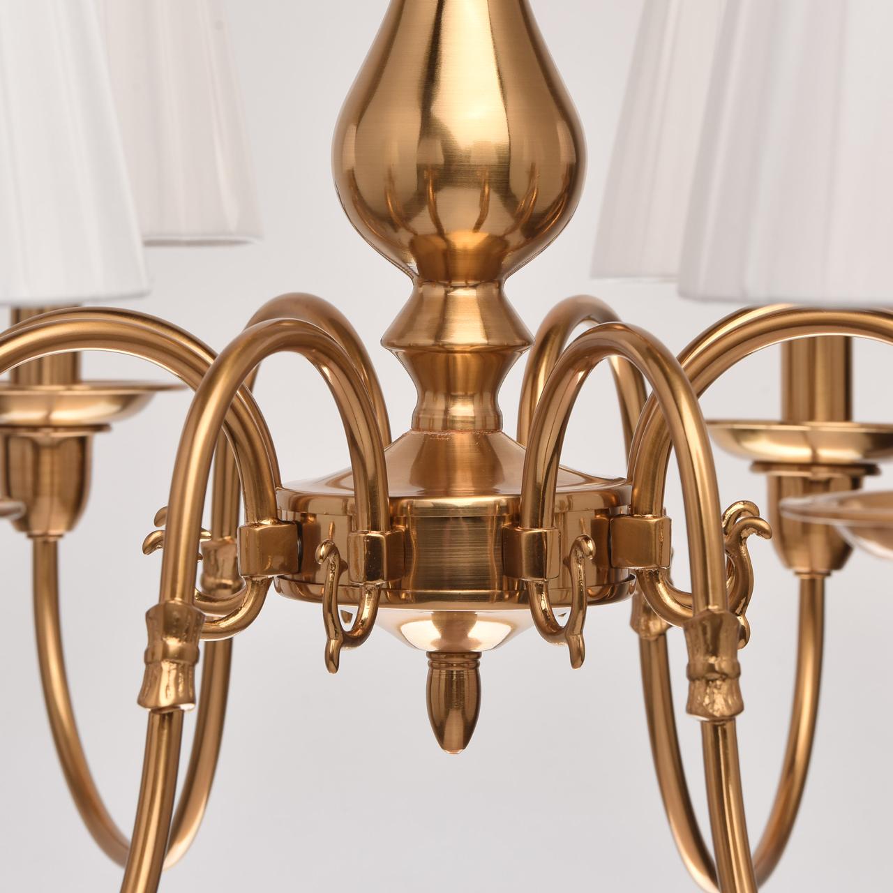 Подвесная люстра MW-Light Глория 2 328010408 белая MW-LIGHT ДИЗАЙНЕРСКИЕ, ГЛОРИЯ 186194 Белый  - Вид №2