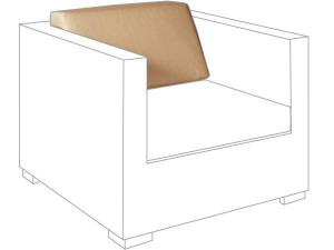 10.00.1413 Подушки для спинки кресла для отдыха на открытом воздухе sahara Mbm