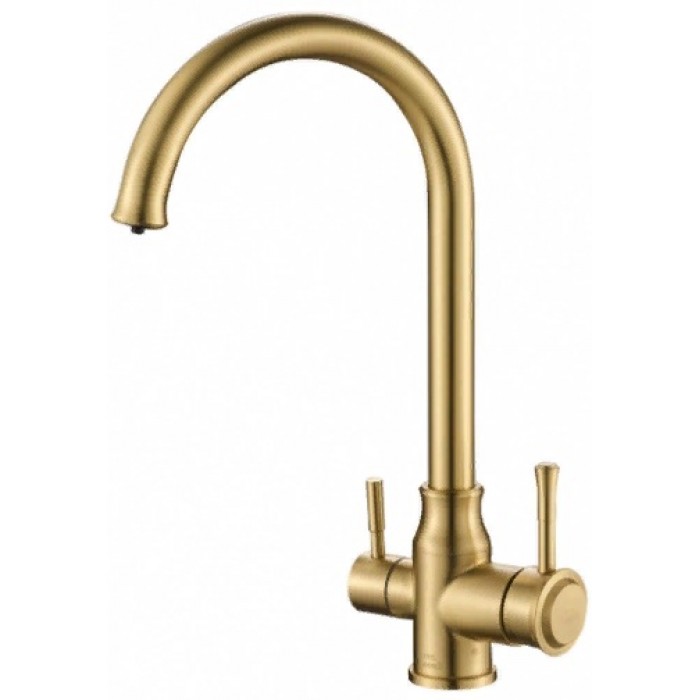 Steel Hammer SH 763 INOX BRONZE PVD Смеситель для кухни Zorg 400 x 272  - Вид №1