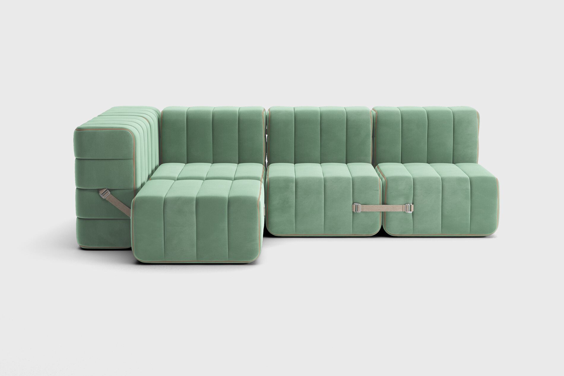 Модульный угловой диван из ткани AMBIVALENZ Curt ARCH-00061719 - Вид №15