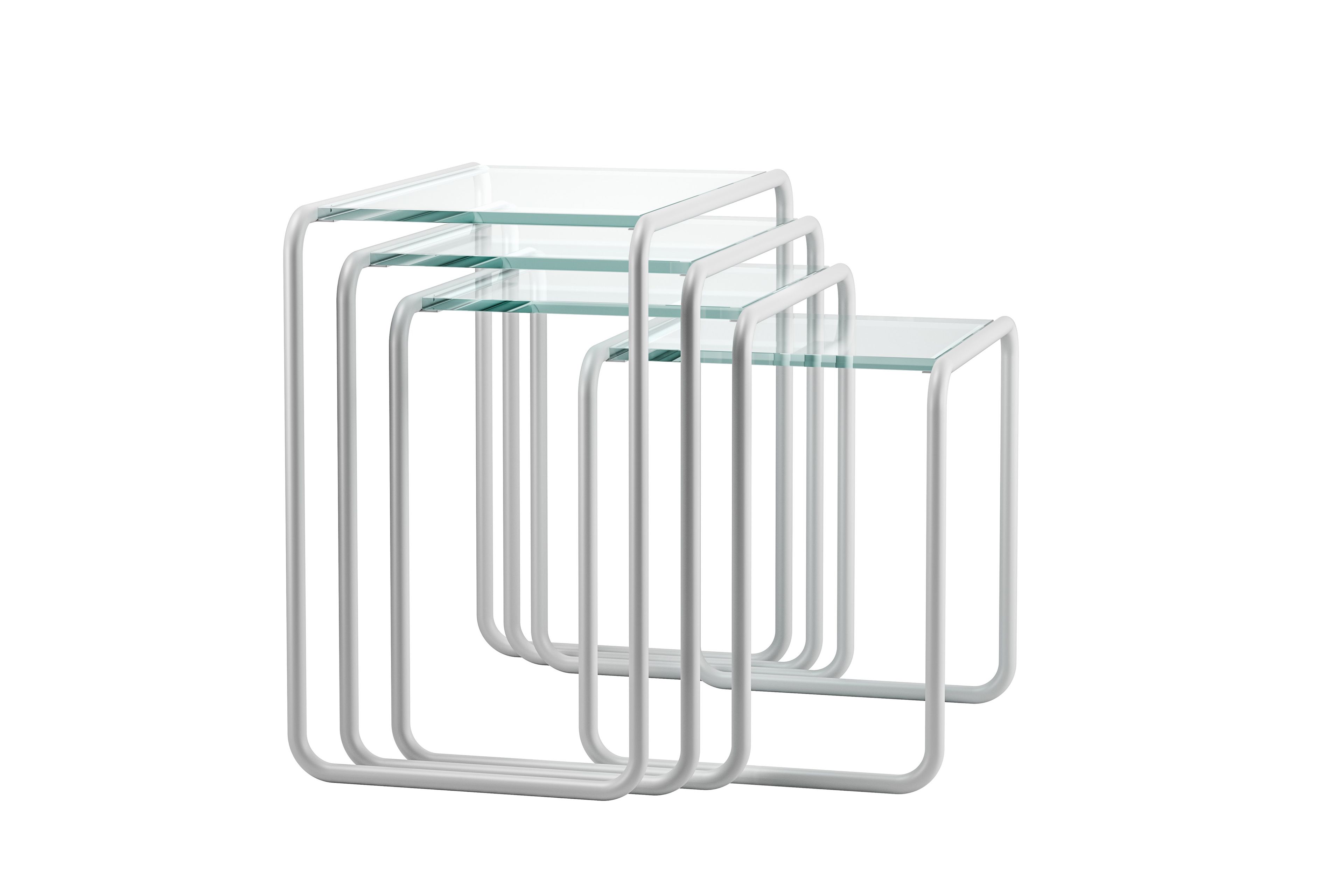 Стальной и стеклянный садовый столик THONET B 9 ARCH-00152494 - Вид №1