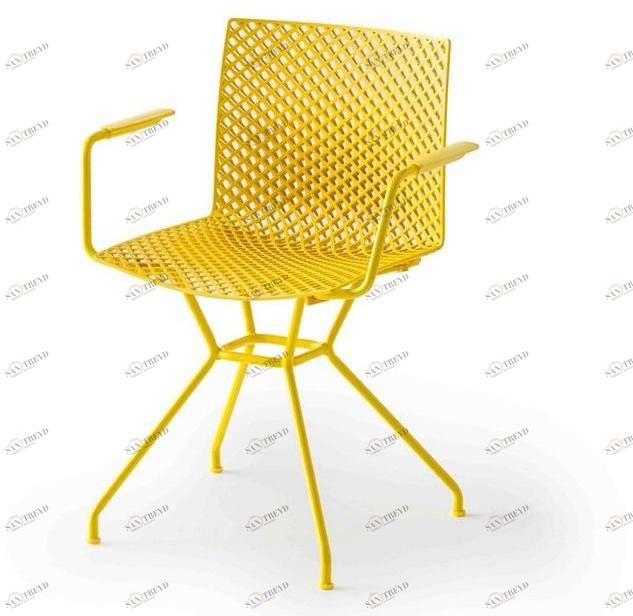 GABER Кресло на козлах с подлокотниками из технополимера Fuller sun-id-1378886