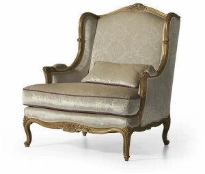 OAK Кресло в стиле Людовика XVI, обитое тканью, с подлокотниками Galleria