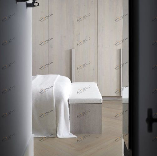 Паркет Ёлка Solidfloor PietBon Sand Дуб с брашью (Текстурированная) 800х160 мм 1500200160