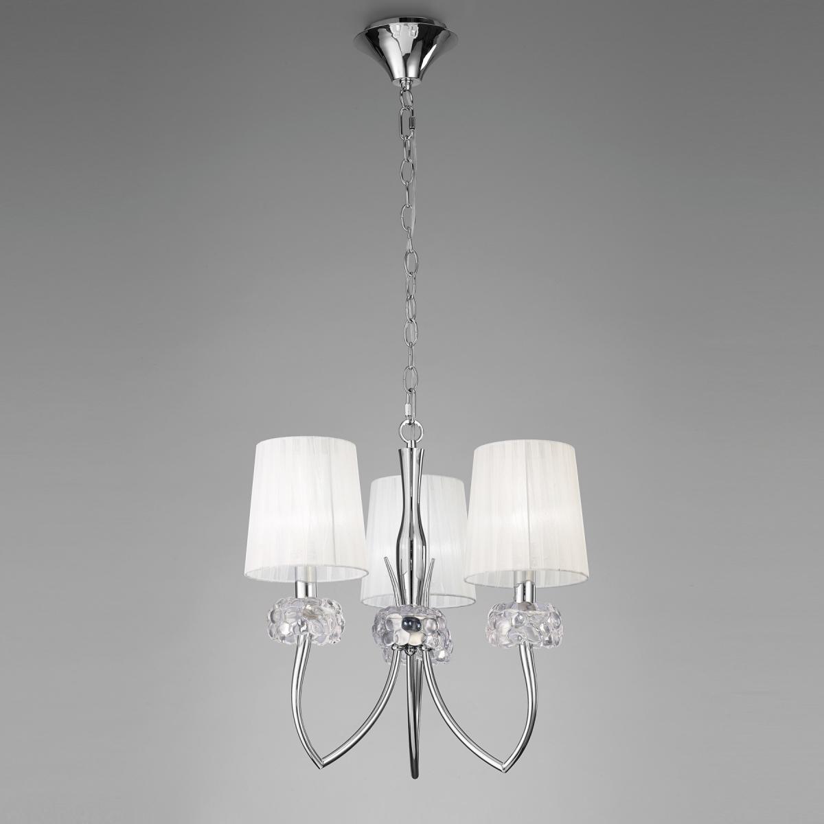 004330 Люстра 3L (хром) Mantra Loewe - Вид №5