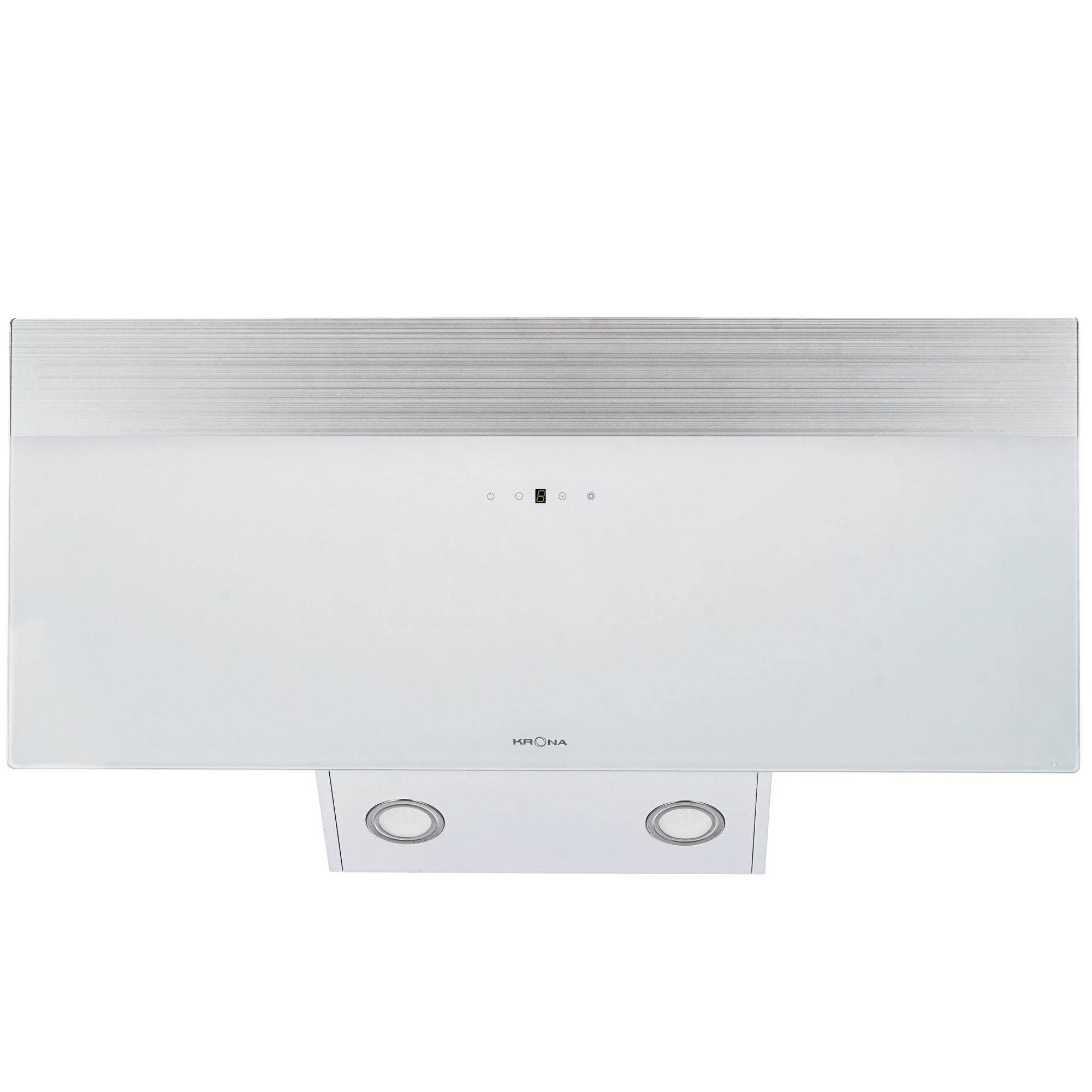 9195719 Вытяжка наклонная KRONA KRISTEN A 900 S белый/серебристый KRONA1 STDN-0117731 - Вид №1