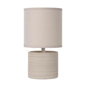 Лампа настольная кремовая Lucide Greasby 47502/81/38 LUCIDE GREASBY 00-3907121 Бежевый