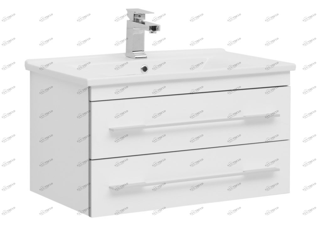 Тумба под раковину Aquanet Верона N 75 белый (Гранд) 00186291