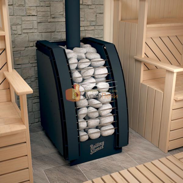 Печь для бани Кирасир Rolling Stones Intro Black Santreyd 42 - Вид №1