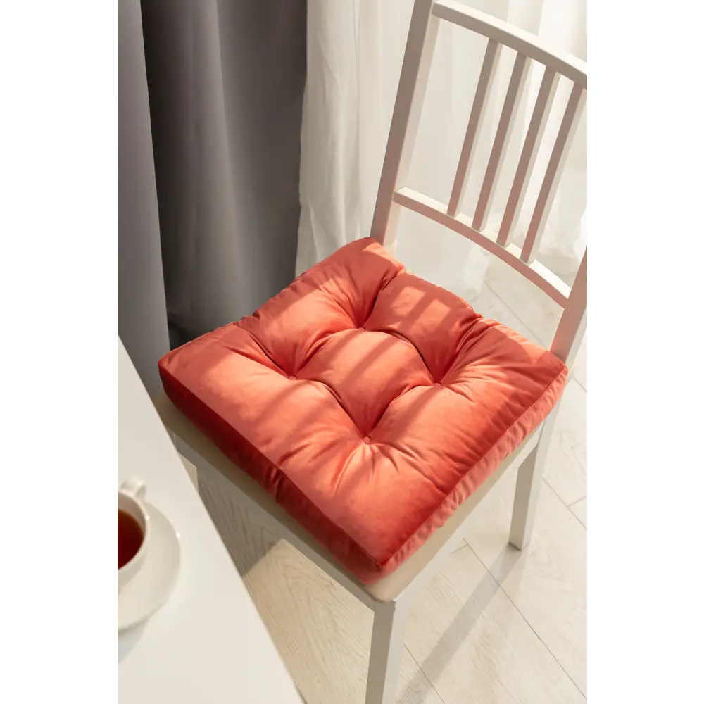 Подушка для стула Jimena 40x40 см цвет красный 83228228 STLM-2156550 SEASONS  - Вид №3