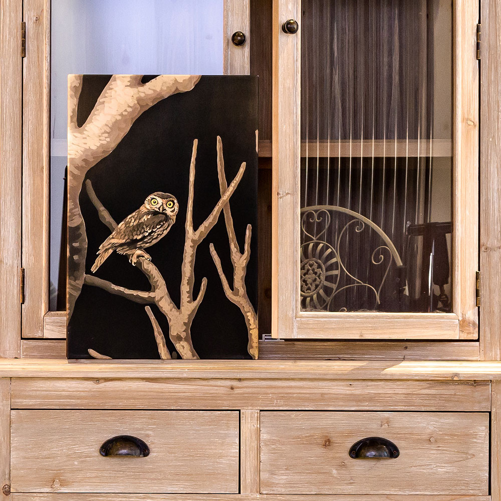 6111220 Картина «Ночной патруль» (холст, галерейная натяжка) Object Desire  - Вид №1