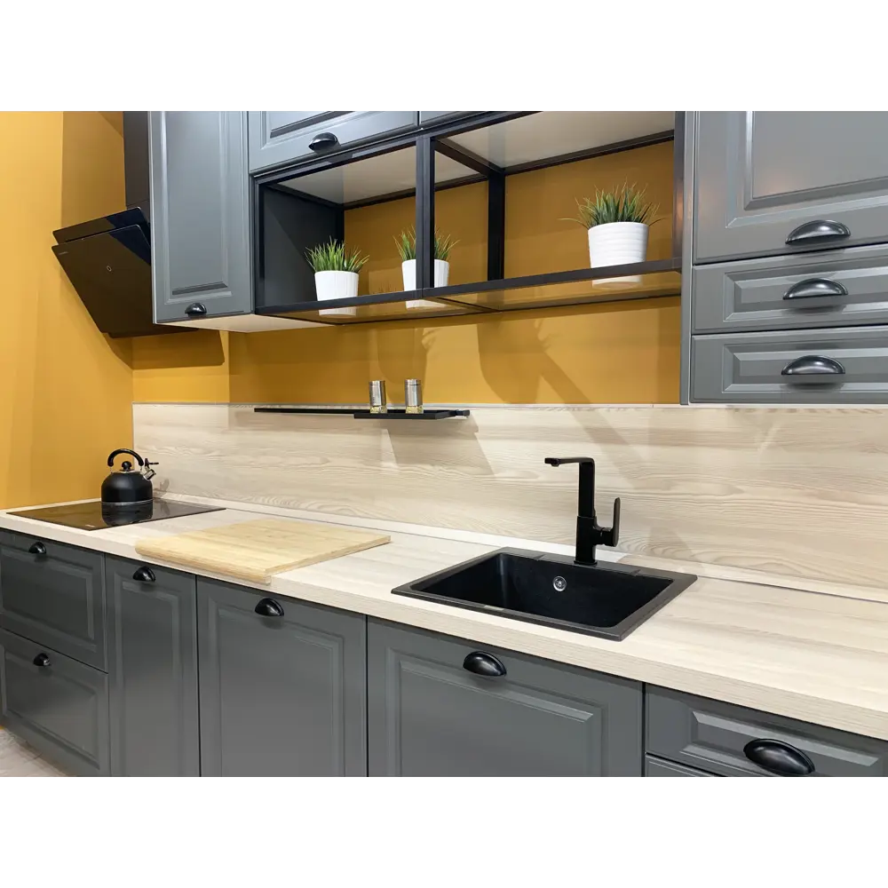 Столешница Браш 240x3.8x60 см ЛДСП цвет бежевый 82118311 STLM-2113126 DELINIA - Вид №3