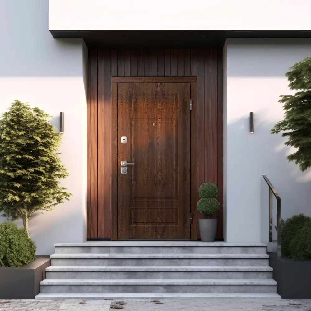 Дверь входная металлическая Мельбурн 96x201 см левая белая BELWOODDOORS STLM-2203328 - Вид №10