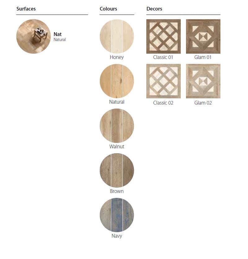 Пол / облицовка керамогранита под дерево CERAMICA SANT'AGOSTINO Yorkwood ARCH-00092939 - Вид №3