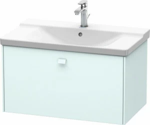 BR402100909 Тумбочка подвесная Brioso #BR4021 820 x 479 мм Светло-голубой матовый декор