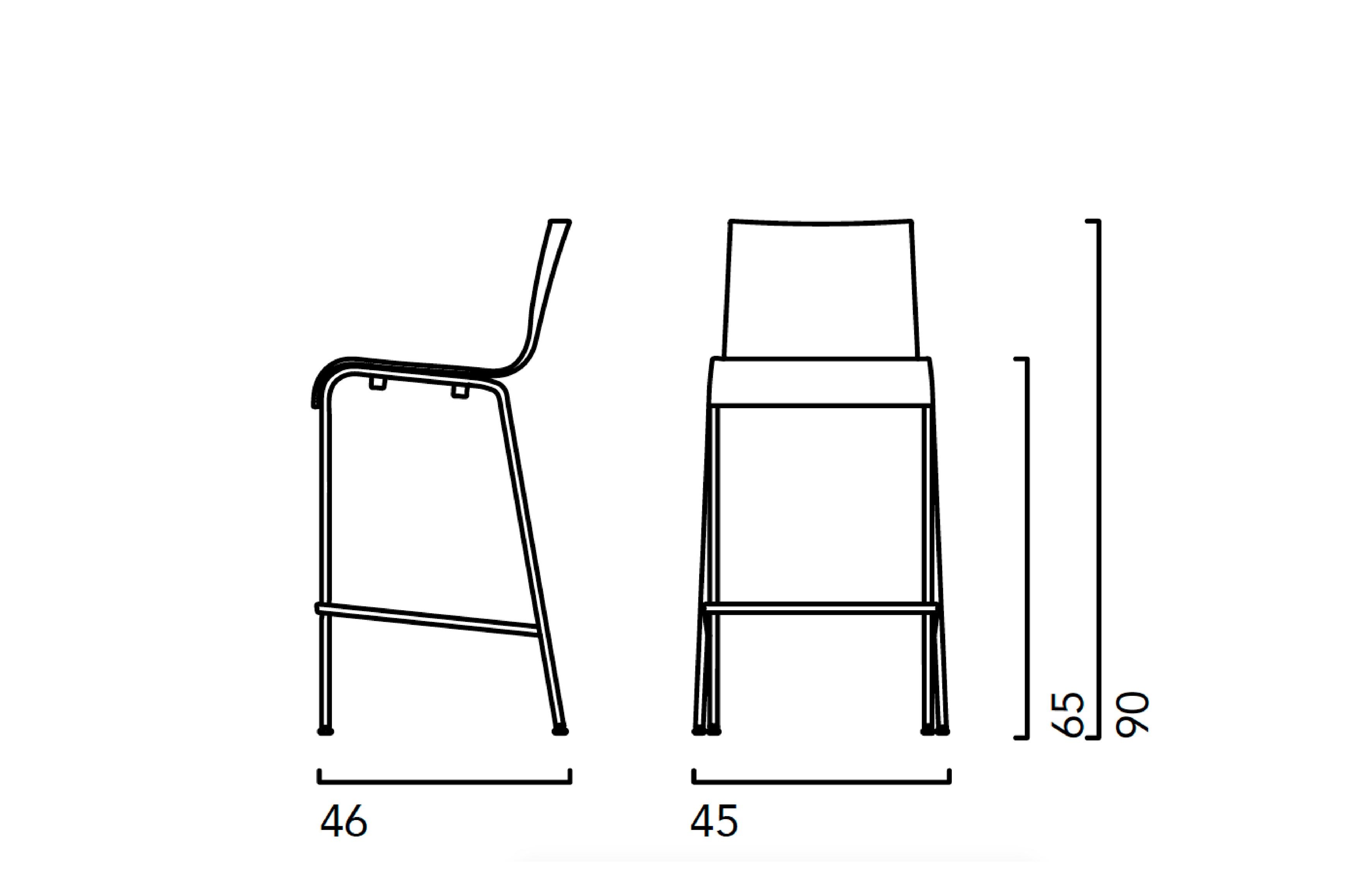 Штабелируемый мягкий стул Crassevig Азия ARCH-00098057 - Вид №2