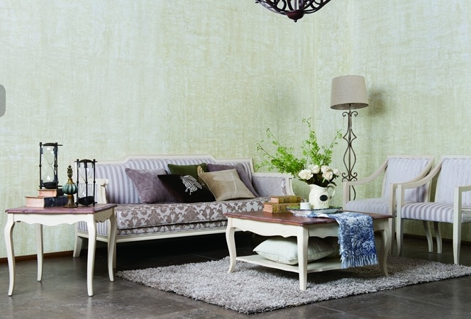 Приставной столик квадратный белый с коричневым топом 60 см Mobilier de Maison ДОМАШНЯЯ ОБСТАНОВКА MOBILIER DE MAISON 017203 Белый;коричневый Santreyd  - Вид №1