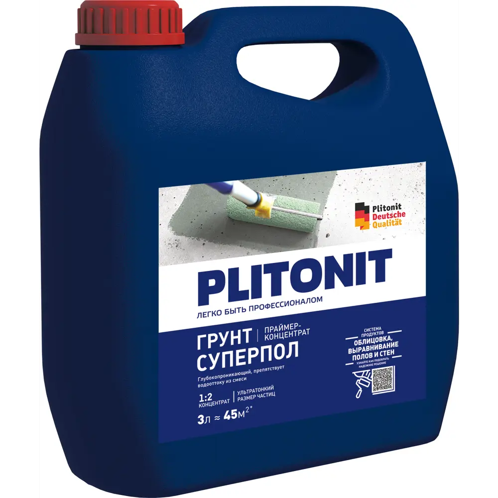 Грунт Плитонит Супер Пол 3 л PLITONIT STLM-2166490 - Вид №3