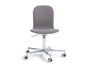 Тканевый регулируемый по высоте рабочий офисный стул с колесами