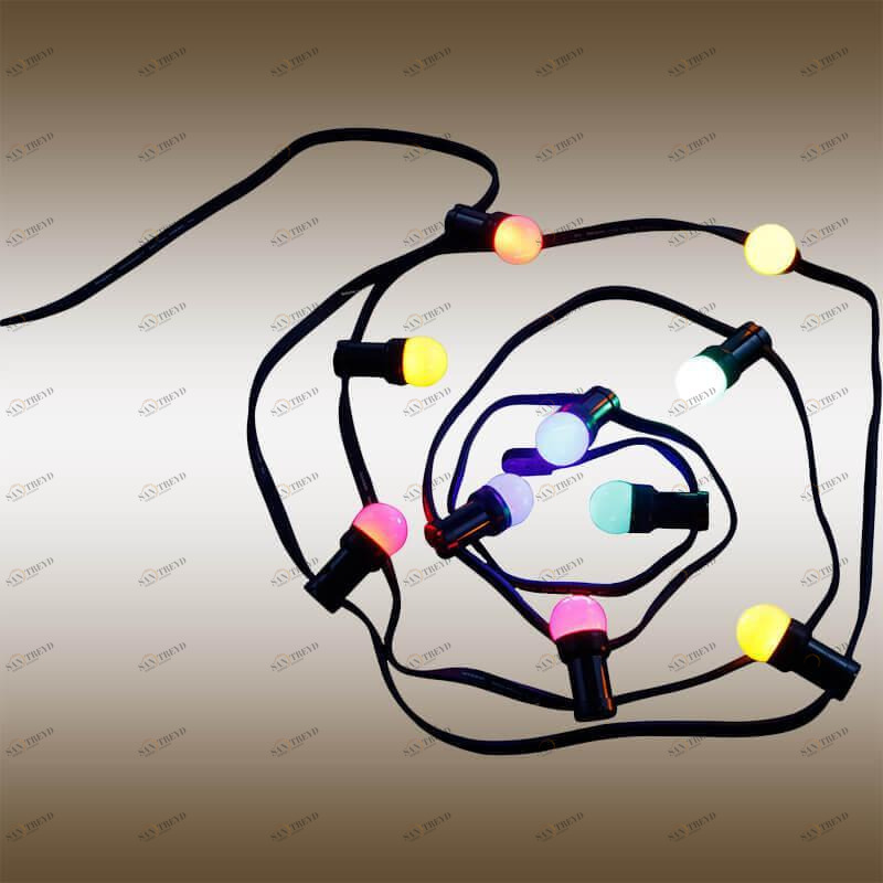 Гирлянда светодиодная 1250 см разноцветная Nirvana 3401 GLOBO NIRVANA 00-3898585 Разноцветный;яркий Ceramica Globo