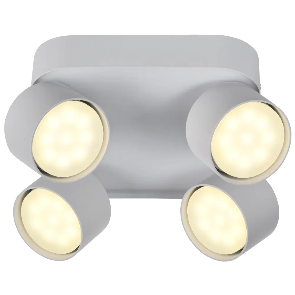 Спот поворотный IEK 4044 4 лампы GX53 6 м² цвет белый STLM-2000871 - Вид №1