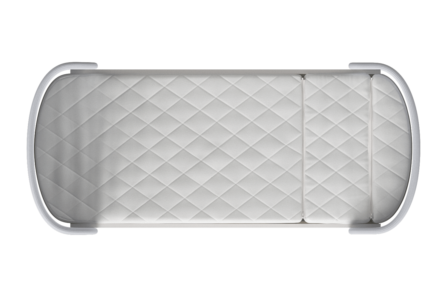 Удлинение для кроватки-трансформера белого цвета до 170 см с матрасом Kidi Soft ELLIPSE ELLIPSE KIDI SOFT 00-3951339 Белый Santreyd  - Вид №3